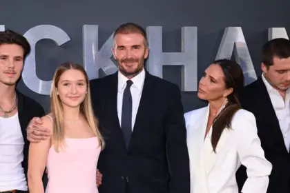 David Beckham shares unearthed family photo with Victoria and four kids for heartwarming reason