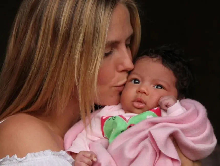 Heidi Klum’s baby photos cause a stir as she celebrates rarely-seen daughter Lou on special day