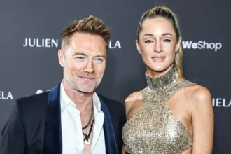 Ronan Keating and wife Storm pose with children to share incredible announcement