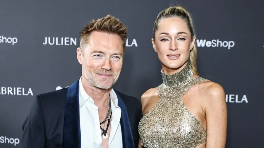 Ronan Keating and wife Storm pose with children to share incredible announcement