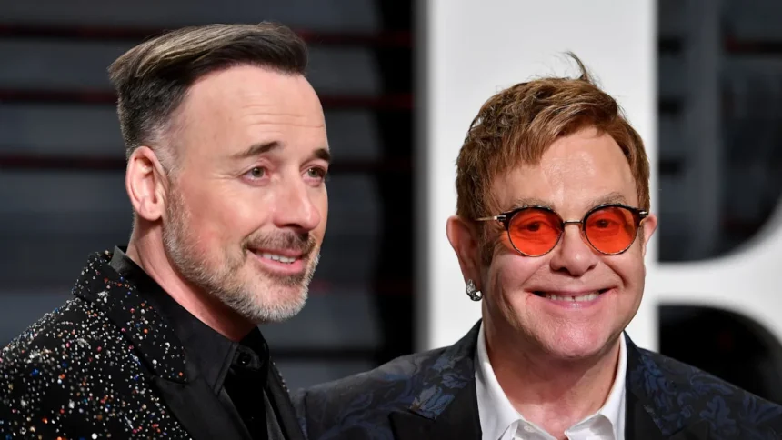 David Furnish shares rare glimpse inside family life with Elton John and kids