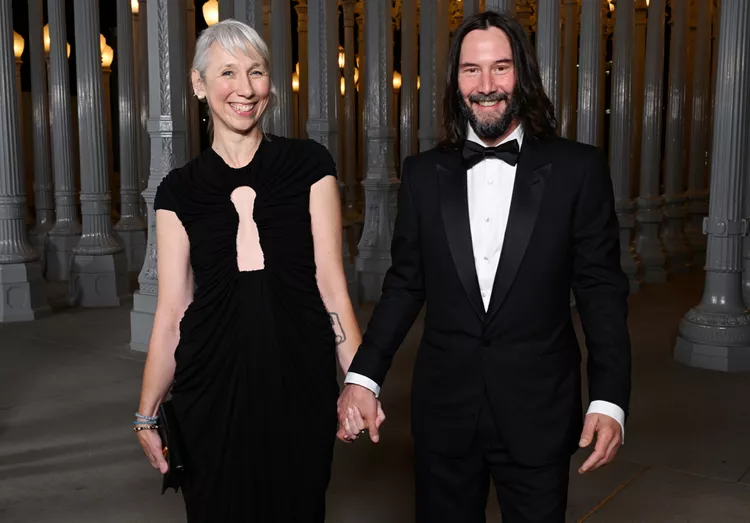 Keanu Reeves and Girlfriend Alexandra Grant Hold Hands While Attending LACMA Art + Film Gala