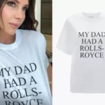 Victoria Beckham Releases ‘My Dad Had a Rolls-Royce’ T-Shirt in Response to Husband David’s Trolling