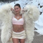 Justin Bieber Gets Hot and Bothered by Wife Hailey’s Lingerie-Clad Snowy Shoot, See His Hilarious Reaction