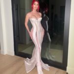 Megan Fox Beats Kardashians at Their Own Sexy Style Game in Naked Corset Dress at Annual Christmas Eve Bash