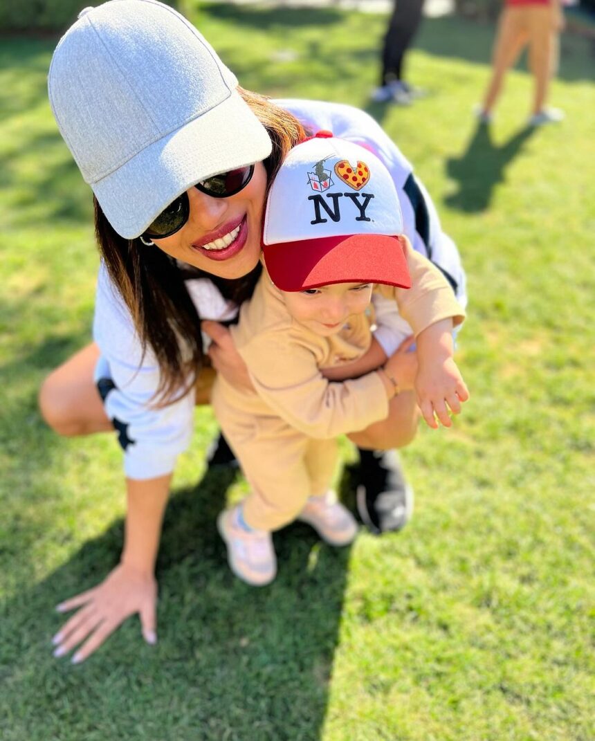 Priyanka Chopra Jonas Enjoys a Cute Cuddle Session with Daughter Malti Marie