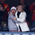 Taylor Swift and Brittany Mahomes Cheer on Travis Kelce and Patrick Mahomes at the Chiefs-Patriots Game