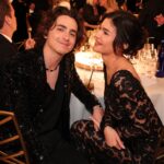 Timotheé Chalamet and Kylie Jenner Seen Sharing a Kiss at 2024 Golden Globe Awards